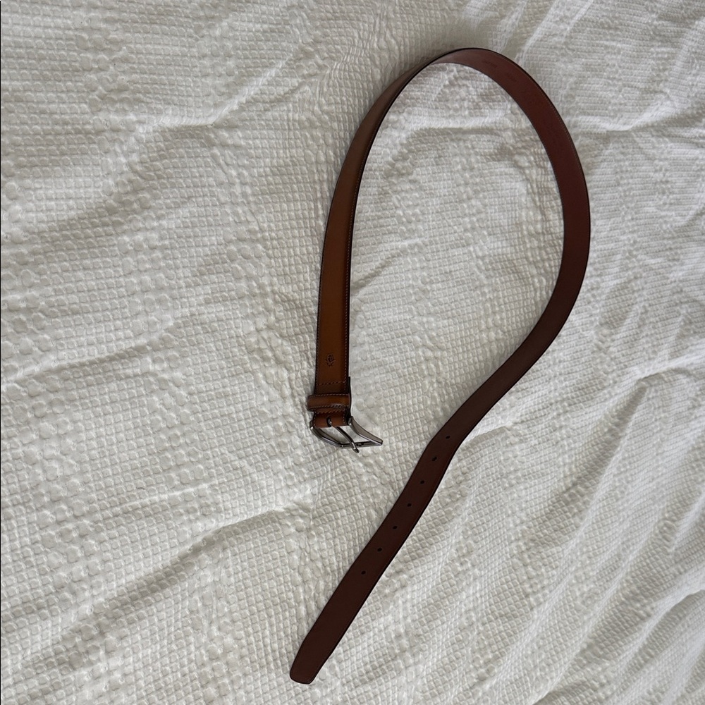 Original Penguin Brown Leather Belt